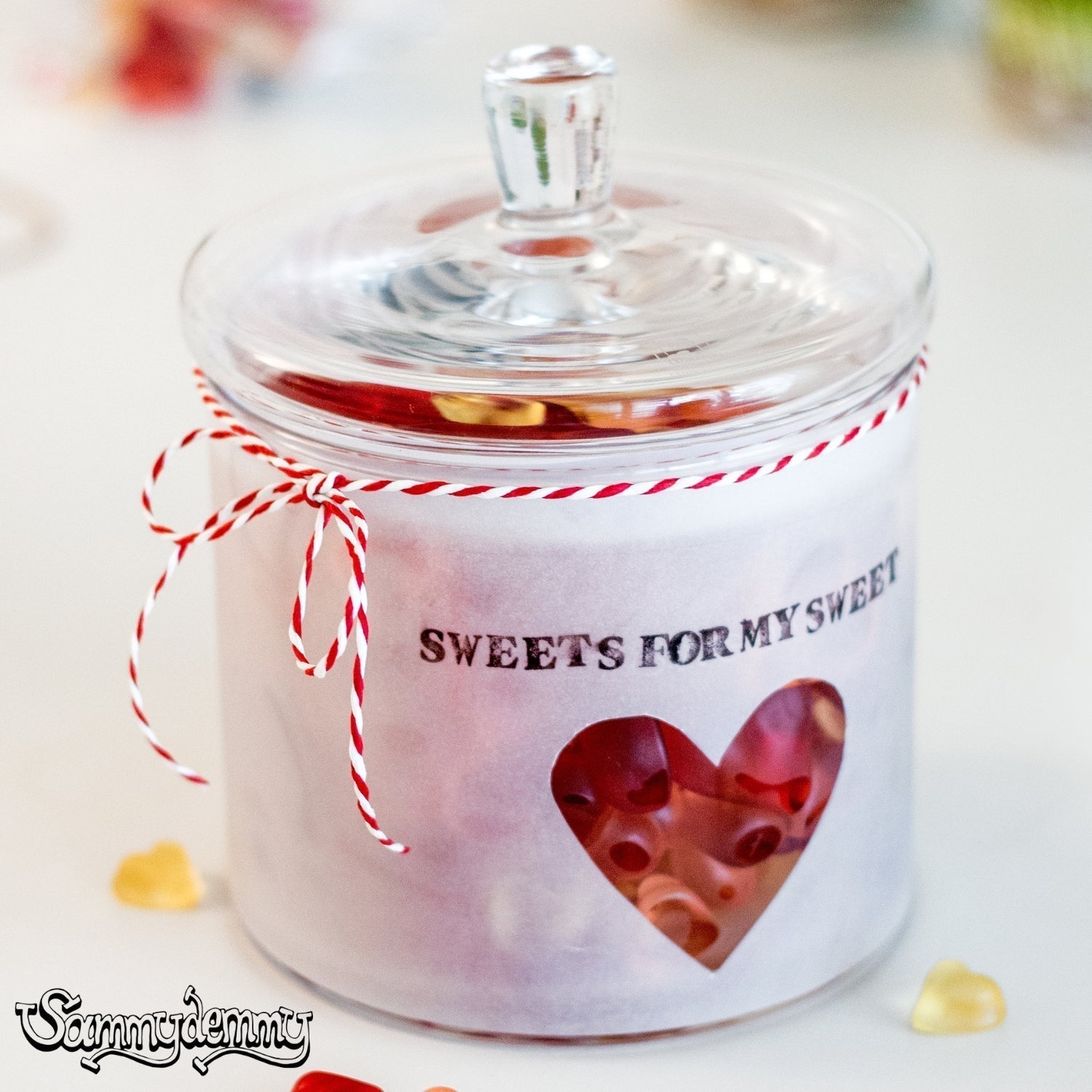 Geschenkidee mit Herz: Gravierte Dose "Sweets for my Sweet"