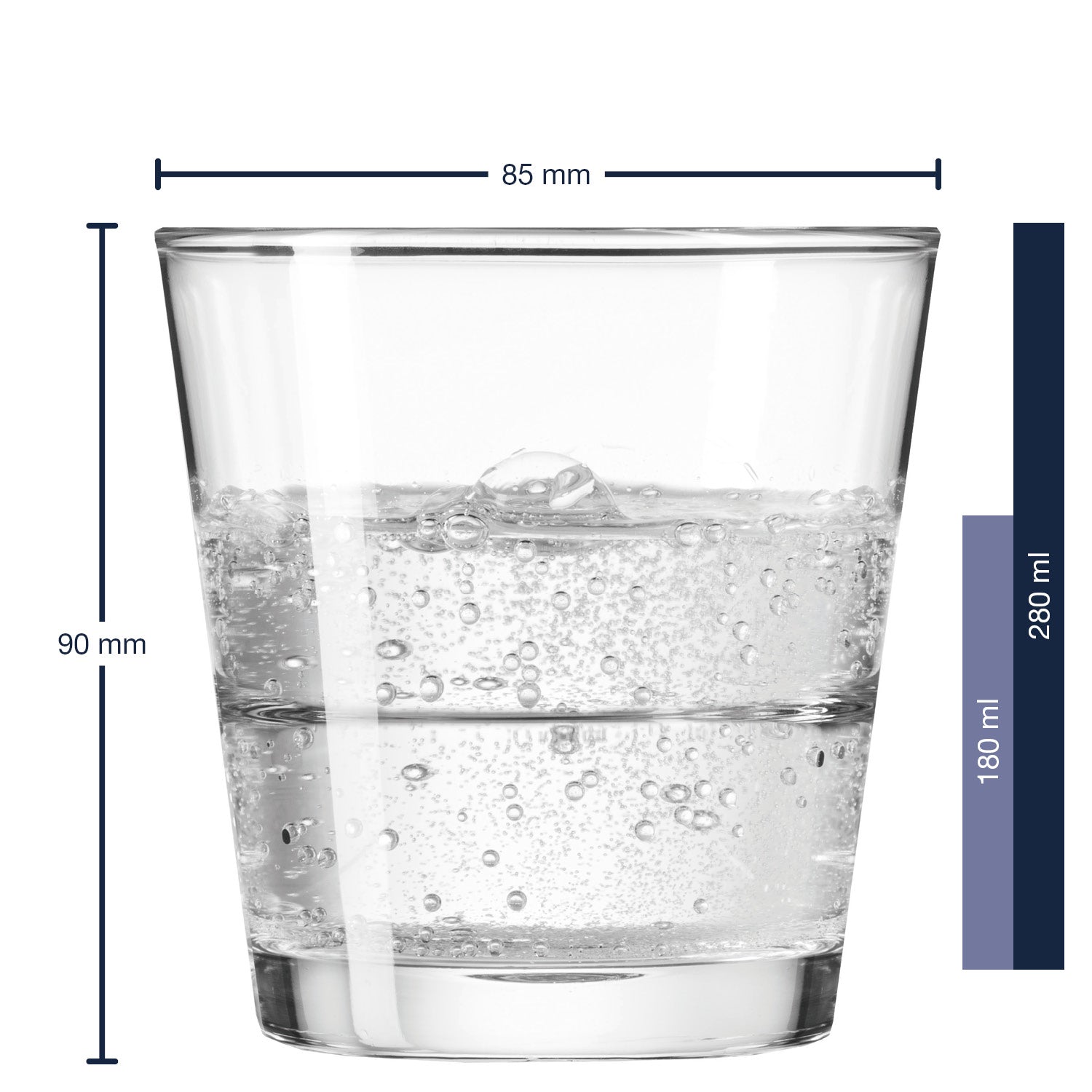 Trinkglas EVENT 280 ml 6er-Set