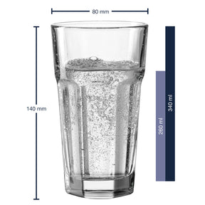 Longdrinkglas ROCK 340 ml 6er-Set