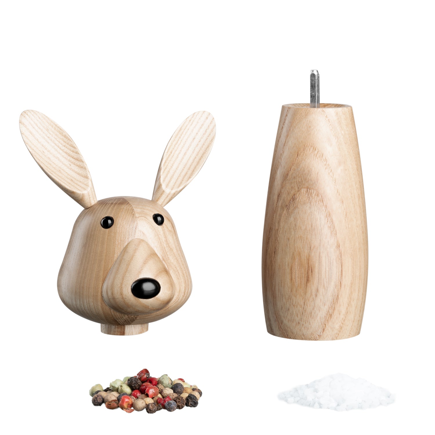 Gewürzmühle Holz CUCINA braun Hase