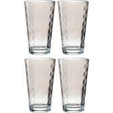 Trinkglas OPTIC 540 ml grau 4er Set