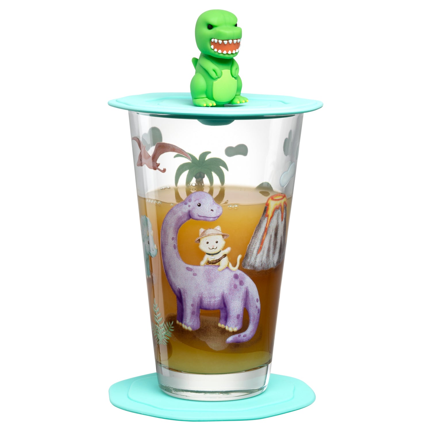 Trinkset BAMBINI AVVENTURA 3-teilig 300 ml Dino