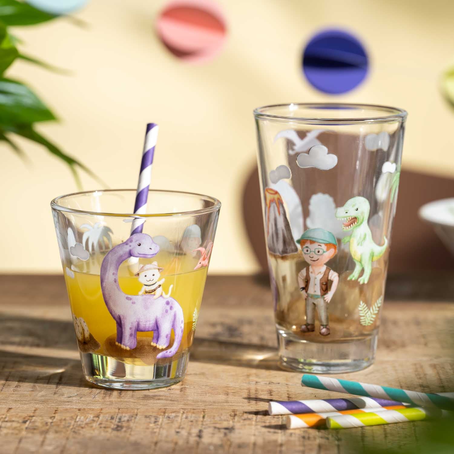 Trinkset BAMBINI AVVENTURA 3-teilig 300 ml Dino