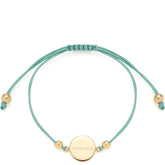 Armband Mila gold/ mint mit persönlicher Gravur