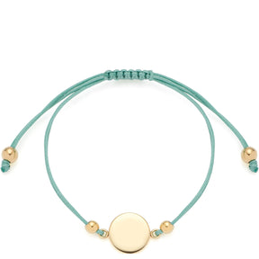 Armband Mila gold/ mint mit persönlicher Gravur