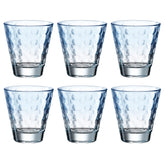 Trinkglas OPTIC  215 ml hellblau 6er-Set