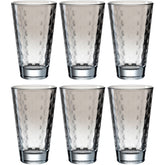 Trinkglas OPTIC 300 ml grau 6er-Set