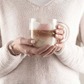 Tasse EMOZIONE 400 ml rosé 'Beste Freundin'