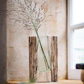 Holzvase CASOLARE 36 cm