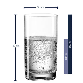 Trinkglas EASY+  260 ml 6er-Set