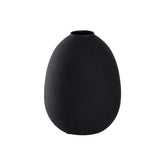 Vase CASOLARE 16 cm schwarz Metall