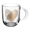 Tasse EMOZIONE 400 ml Fingerabdruck Herz