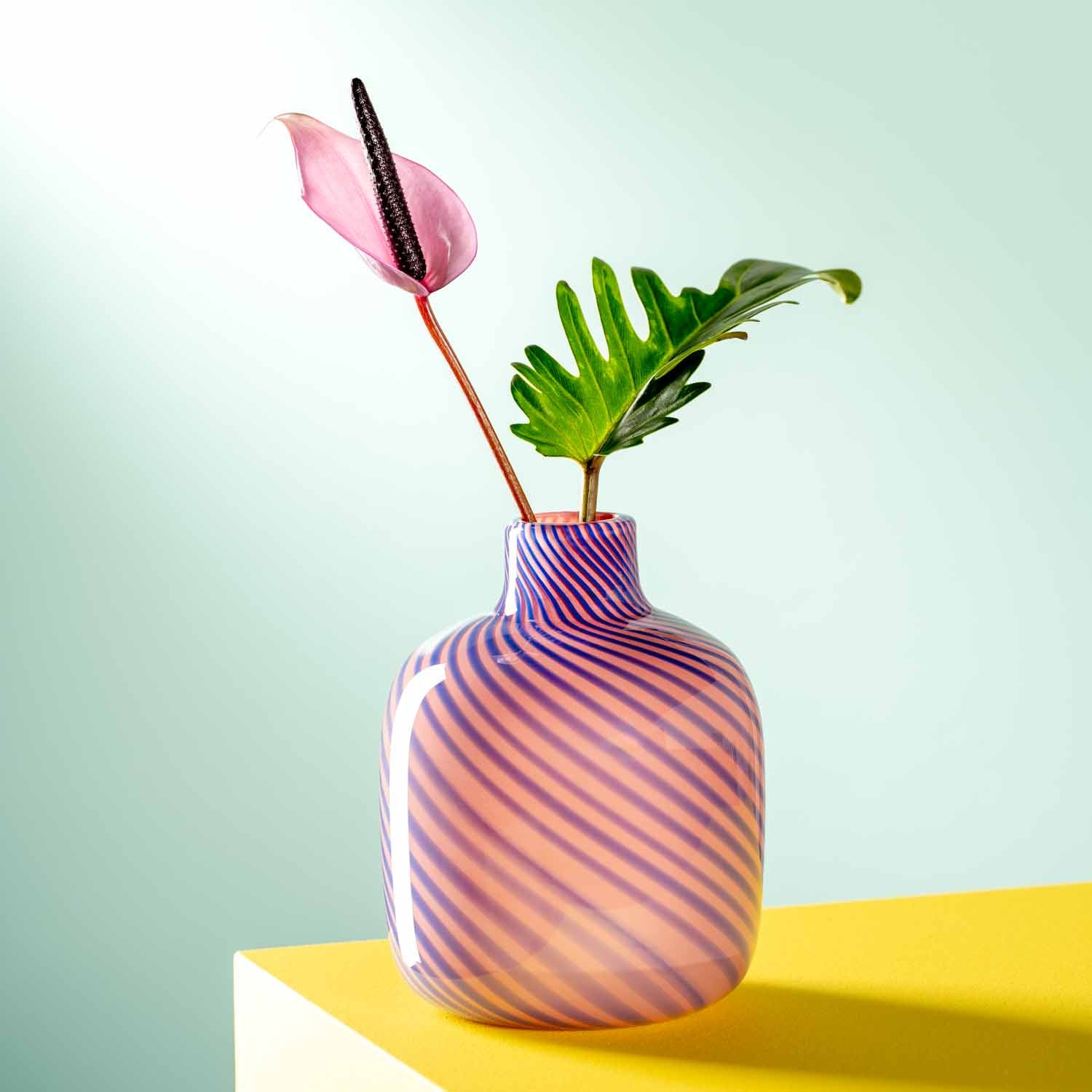 Vase FILO COLORI 16 cm pink