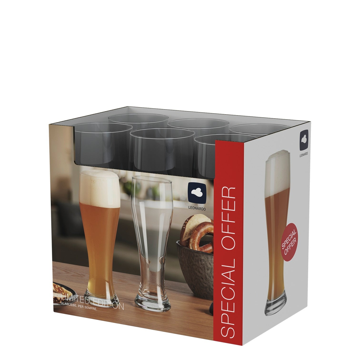 Weizenbierglas LIMITED EDITION 500 ml 6er-Set