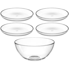 Set Schale/Teller CUCINA 5-teilig