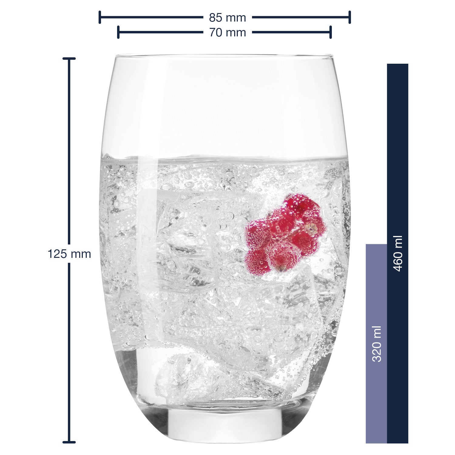 Trinkglas CHEERS 450 ml mit persönlicher Gravur