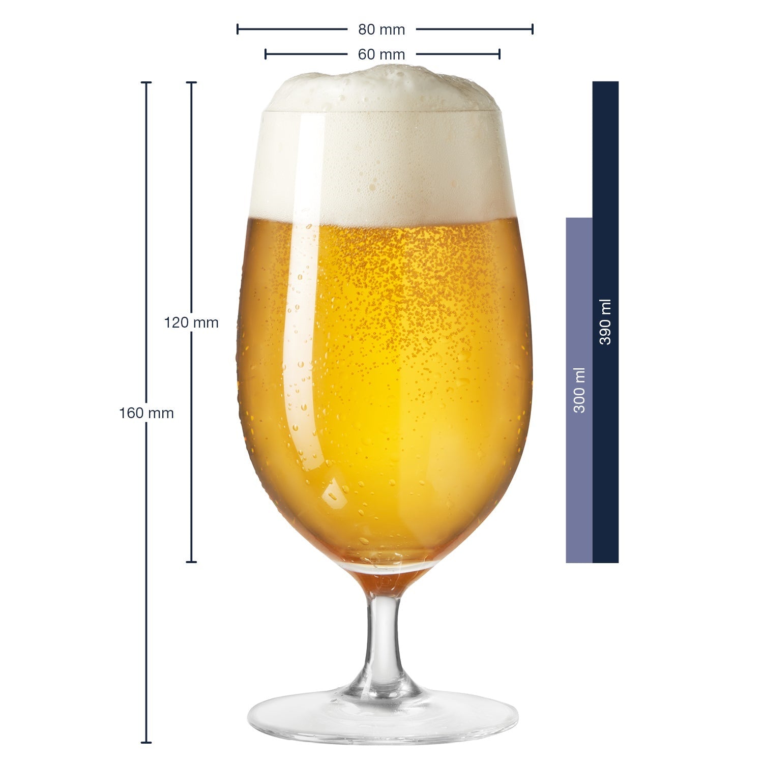 Bierglas CIAO+ 400 ml mit persönlicher Gravur